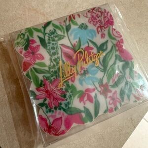 Lilly Pulitzer coasters set of 4